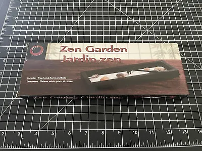 Mini Desktop Zen Garden Kit With Rake Rocks Sand Open Box Great Stress Relief • $12.99