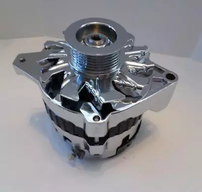 $739.95 • Buy Gm Chrome 160 Amp Cs130 Alternator Serpentine Belt 1 One Wire Chevy Sbc Bbc New