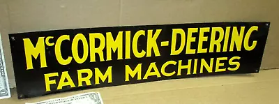 McCormick Deering FARM MACHINE -Fence Sign -Not Faded-PRICED LOW Need Quick Sale • $39.99