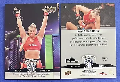 Kayla Harrison 2021 Upper Deck PFL Game Dated Moments Rookie #13 UFC/ MMA • $9.99