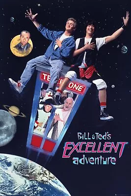 Bill & Ted's Excellent Adventure - Movie Poster (Regular Style) (24  X 36 ) • $12.99