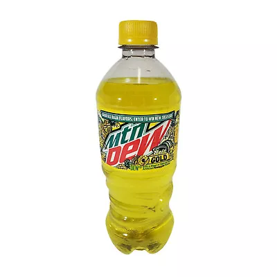 2022 Collectible MTN Dew Baja Gold Full 20 Oz Bottle Unopened Single Bottles • $16.99