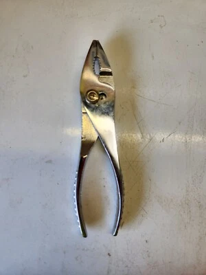 $40 • Buy Snap-on Tools # 47 Vintage 7 1/2  Slip Joint Pliers  Vacuum Grip  USA, Clean