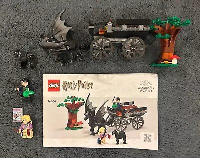 LEGO Harry Potter 76400 Hogwarts Carriage & Thestrals 100% Complete W/INSTRUC • $12