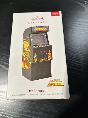 Hallmark Keepsake Ornament 2019 Defender Video Arcade Game NIB Light Sound • $19.75