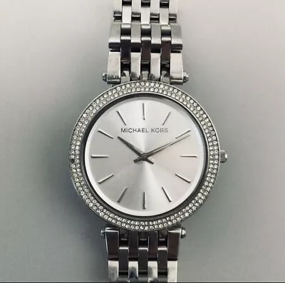 NEW Michael Kors MK3190 Darci Silver Stainless Steel Bracelet Women's Watch • $59.99