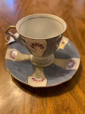 Demitasse Porcelain Teacup And Saucer Ucagco China • $10