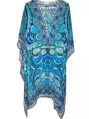 Bilgola Sequinned Kaftan Dress Free Size • $30
