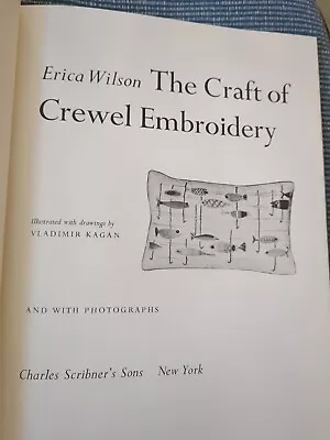 Vintage Book - The Craft Of Crewel Embroidery 1971 Cp • $12