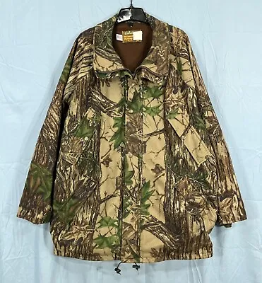 VTG CABELA'S WHITETAIL CLOTHING Realtree Camouflage GORETEX Full-Zip COAT Sz XXL • $108