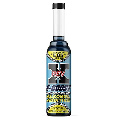 REV X E-Boost E85 Alcohol Methanol Racing Gas Treatment - 8 Fl. Oz. • $19.95
