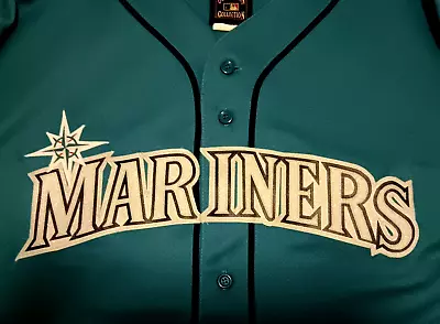 Seattle Mariners Jersey 2X Men's Teal Majestic MLB Cooperstown Collection Blank • $49.99