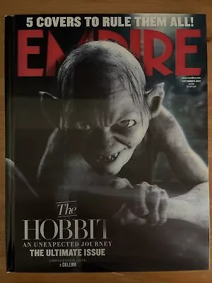 EMPIRE MAGAZINE December 2012 THE HOBBIT Holographic Cover￼ Gollum RARE! • £4