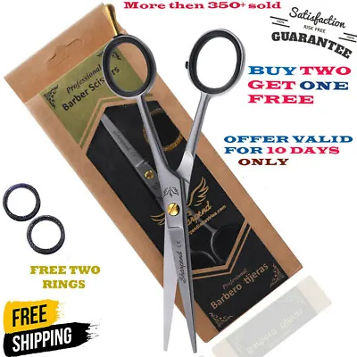 $12.34 • Buy Professional  Barber Hair Cutting Scissors GERMAN Shears Size 6  BRAND SHARPEND