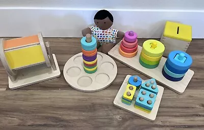 Lovevery  Mixed Lot Baby Toddler Wooden Montessori Toys • $49.95