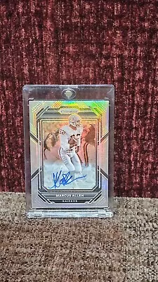 2022 Panini Prizm Marcus Allen Silver Prizm Auto #177 Raiders  • $40