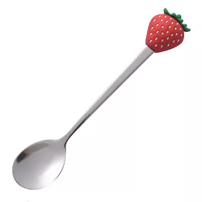 Tea Spoon Sturdy Easy Clean Mini Cartoon Ice Cream Scoop Stainless Steel • $7.42