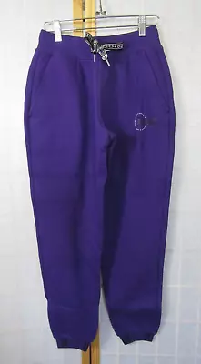 NWT Savage Fenty Xssential Logo Trim Disco Purple Sweat Pants Unisex XXS • $59.99