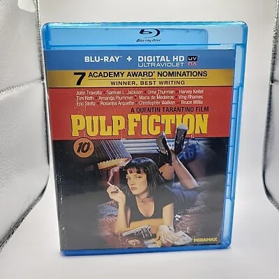 Pulp Fiction Blu-ray No Digital Tarantino Miramax Oscar Winner All Time Classic • $9.99