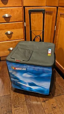 Super Rare NASCAR Thermos Collapsible Rolling Soft Cooler 14 X14 X14   • $59.95