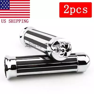 1  Handlebar Hand Grips For Kawasaki Vulcan VN 2000 1600 Classic Mean Streak US • $30.02