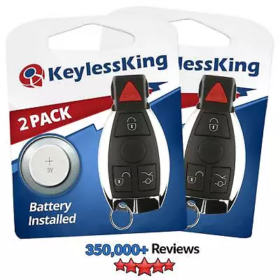 2 Replacement For Mercedes-Benz IYZ3312 Keyless Entry Remote Car Key Fob Control • $29.95