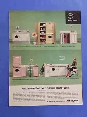 1963 Westinghouse Laundromat Washing Machine Dryer Vintage Print Ad • $9.97