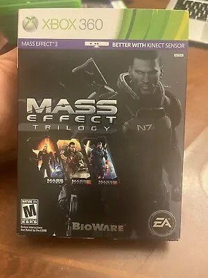Mass Effect Trilogy(Microsoft Xbox 360 2012)W/ Slipcover CIB FREE SHIPPING!!! • $19.99