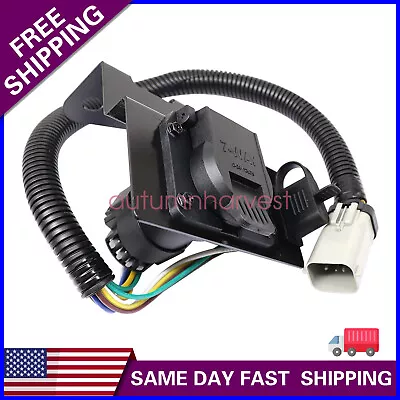 4 & 7 Pin Trailer Tow Wiring Harness Plug For 1999 Ford F250 F350 Super Duty • $47.09