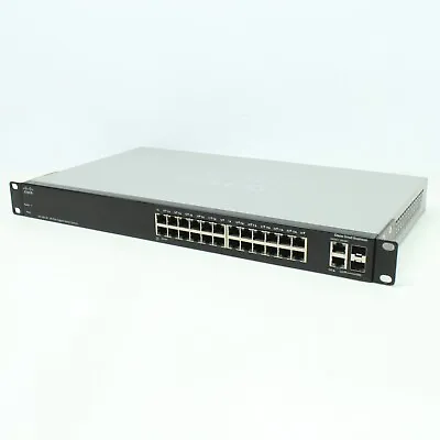 Cisco SG200-26 26 Port Gigabit 2 X 1Gb SFP Managed Network Ethernet Switch • £44.99