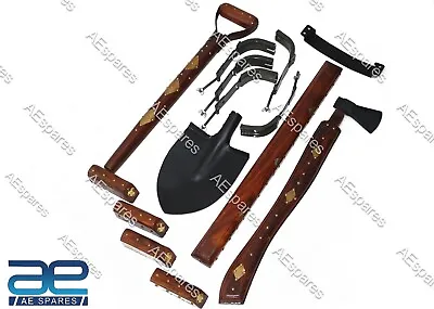 $74.61 • Buy Shovel Axe Windshield Rod Set Scale Accessory For Jeeps Willy Ford MB GBW CJ S2u