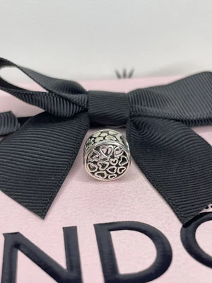 £4.70 • Buy Genuine Pandora Silver Moments Open Heart Charm