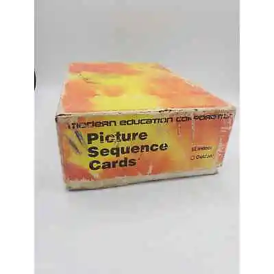 Vintage 1968 Modern Educational Corporation Picture Sequence Cards - Indoor • $34.99