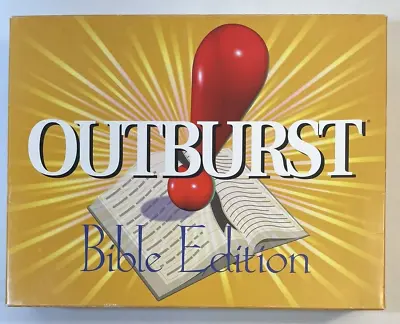 Outburst Bible Edition Board Game For 2+ Players Vintage 2002 Hersch Religion • $8.47