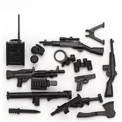 Army Guns Weapon Assembly Blocks Soldier Figure Accessories For Lego • $24.98