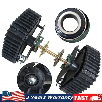 ATV Rear Wheel Buggy Snow Tracks Sand Snowmobile Tracked Vehicle Track Assemly! • $260