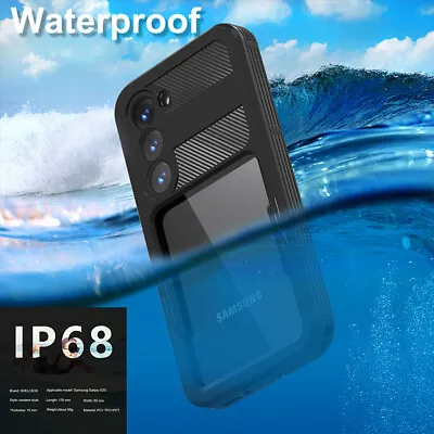 Waterproof Shockproof Rugged Phone Case For Samsung Galaxy S23 S24 Ultra Cover • £13.85