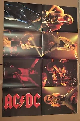 $79.99 • Buy AC/DC POSTER 1984 Program RARE Vintage Original CONCERT TOUR  Acdc Angus