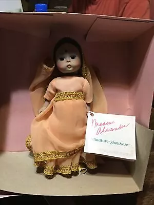 Vintage Madame Alexander Doll  1989 8” India Miniature Showcase Original Boxed • $17.99