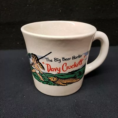 VTG Davy Crockett Mug The Big Bear Hunter • $19.99