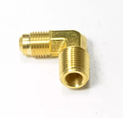 5/16 Male Flare Sae 45 To 1/4 Male Npt Elbow L Fitting Propane Natural Gas Fuel • $8.10