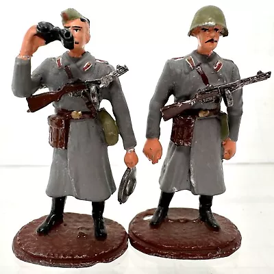 World War 2 WW2 Russian Red Army Military Soldiers Miniatures Metal Figures Lot • $19.95
