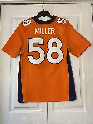 Authentic Von Miller Denver Broncos Nike Elite Jersey Mens Size: 40 *NWOT* • $600