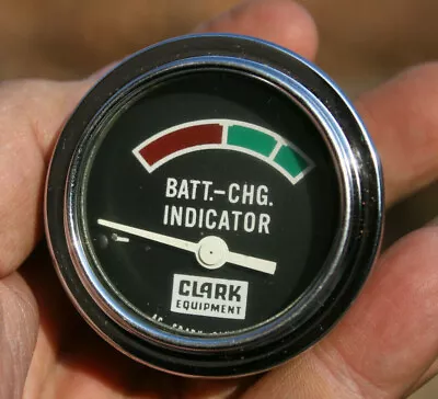 Clarke AC Vintage 2 1/16  BATT CHG Indicator Volt Voltmeter Gauge • $39
