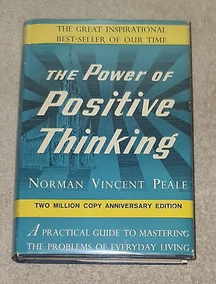 Xtremely Rare Signed! Power Of Positive Think Norman Vincent Peale 1956 • $384.95