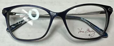 NEW Vera Bradley VB-EMMA BLUE (JAVA FLORAL) Women's Plastic Eyeglasses 52-16-135 • $66.99