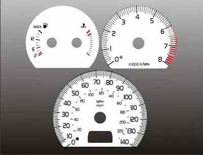 1998-2000 Volvo S70 Dash Cluster White Face Gauges 98-00 • $27.99