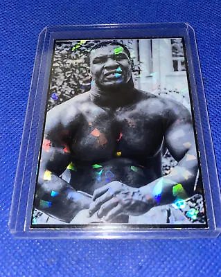 2023 Mike Tyson Custom Boxing Refractor Rookie Holo Prizm Trading Card • $13.99