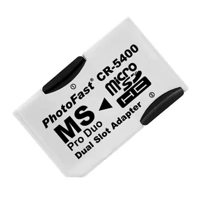 2 MicroSDHC/TF Cards To Memory Stick MS Pro Duo Card Dual Slot Adapter • $7.49