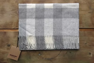 £125 • Buy Burberry Cashmere Scarf In Grey
